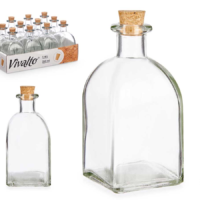 VIVALTO FRASCA VIDRIO 250 ML TAPON CORCHO