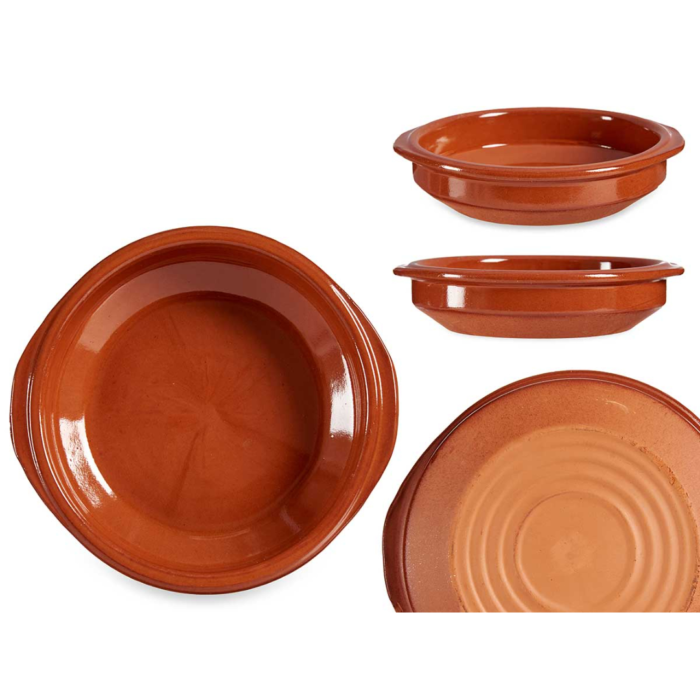 CAZUELA REDONDA DE BARRO DIAM 16 CM