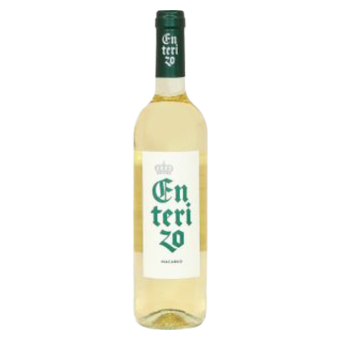 ENTERIZO Vino blanco macabeo 2020 75cl D.O. utiel - requena