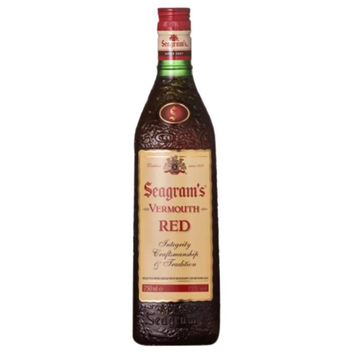 SEAGRAM'S Vermouth rojo75 cl