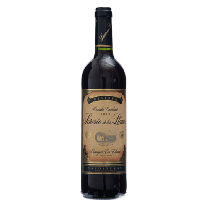 SEÑORIO DE LOS LLANOS Vino tinto tempr. reserva 2013 75cl valdepeñas