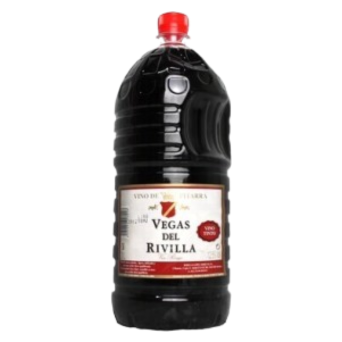 VEGAS DEL RIVILLA Vino tinto 2l suave, ligero y delicado