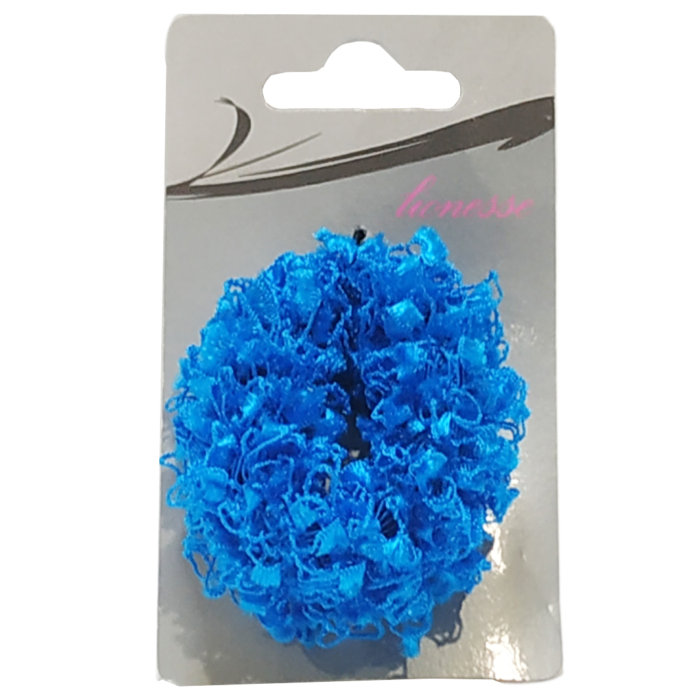 Goma para el pelo color azul
