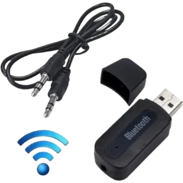 Receptor USB inalambrico. Conexion por Bluetooth para coche, altavoces