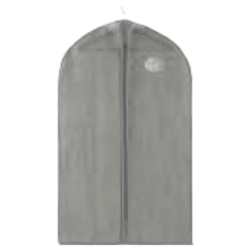 Funda para traje o vestido señora. Impermeable 60x135cm. Gris