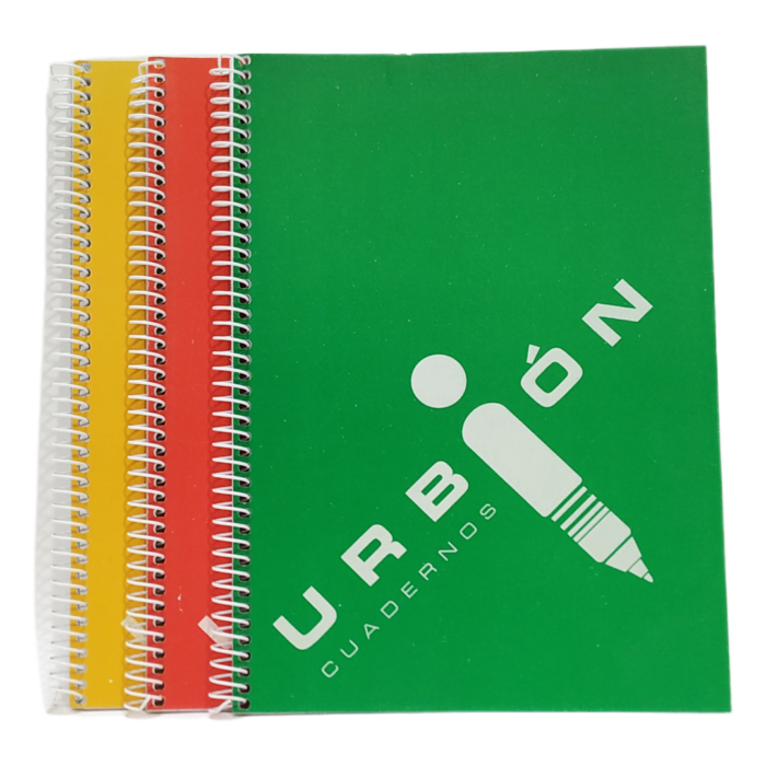 Libreta A5 40 hojas doble línea horizontal Urbión colores variados - Imagen 2