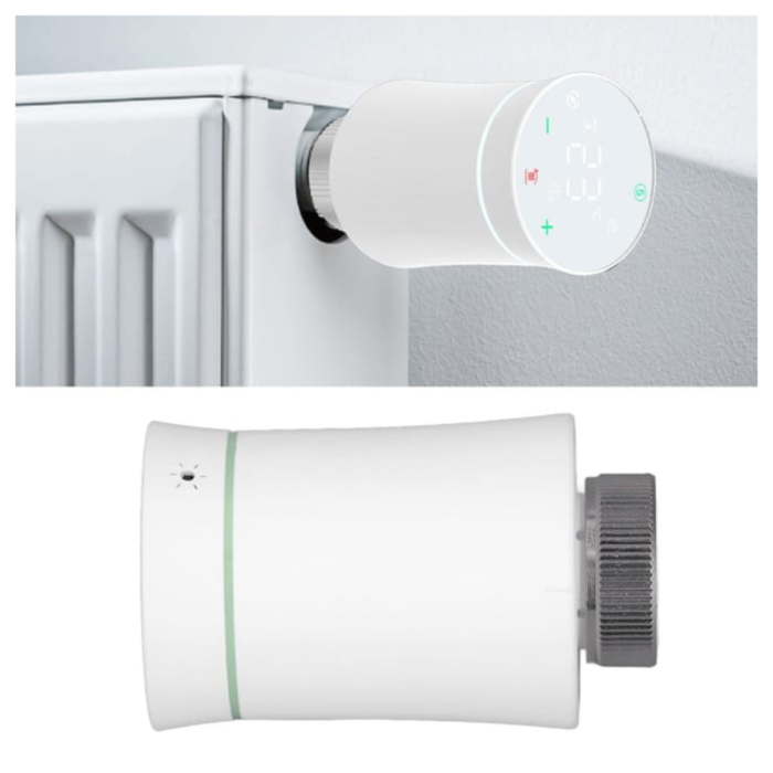 Valvula termostato inteligente. Conexion con Alexa. Blanco. Marca Tuya - Imagen 2