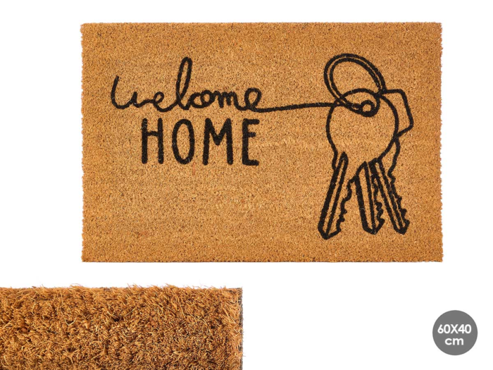 Giftdecor felpudo fibra foco Weilcome Home 40x60cm